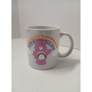 Care‎ Bears Cheer Bear 20oz Iridescent Coffee Mug Pink Rainbow CultureFly 2024